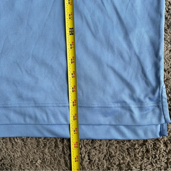 FootJoy Polo Men's XL Blue Golf Performance Stretch Pine Wild Short Sleeve Shirt - Picture 7 of 9